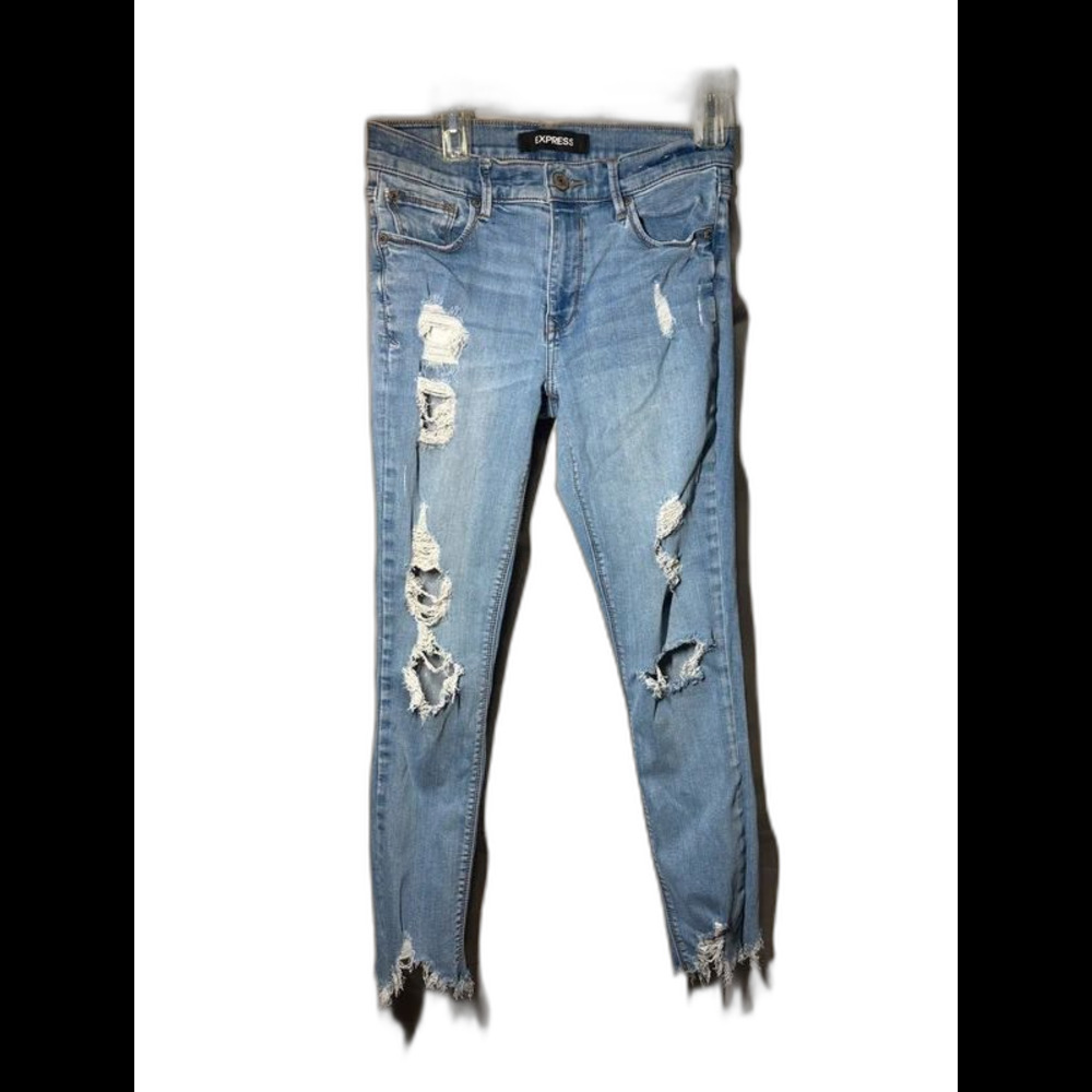 Express Distressed Jeans - Picture 6 of 8